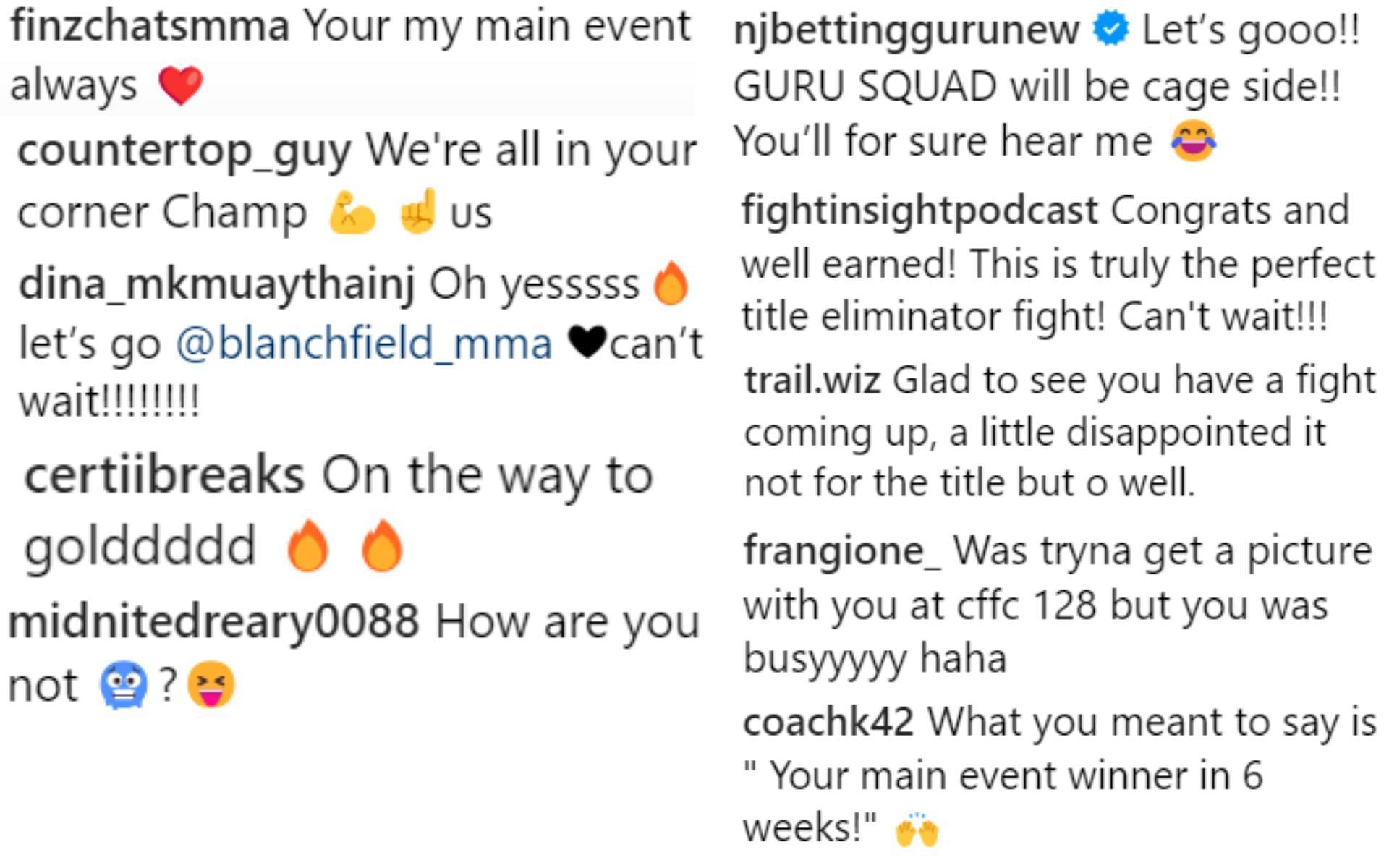 Fan reactions